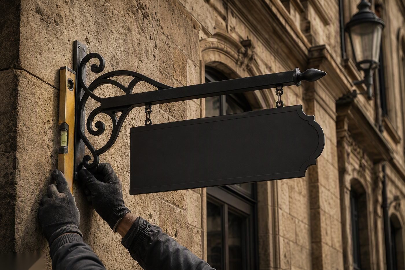 Insegne a Bandiera nel Mantovano — realizzazione di Insegne Mantova