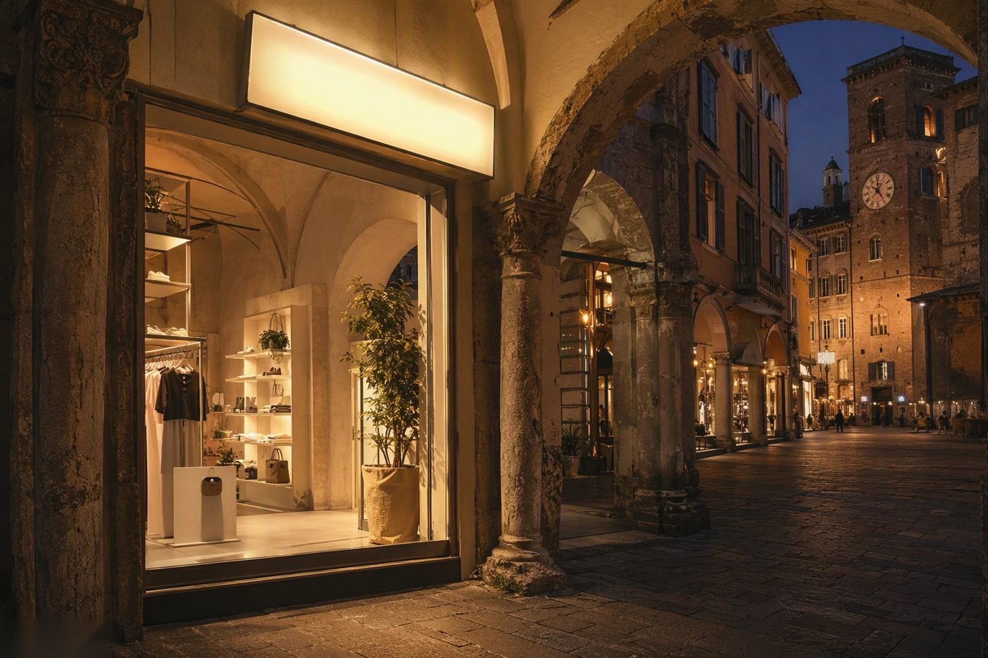 Insegne per Negozi a Roncoferraro — lavoro di Insegne Mantova