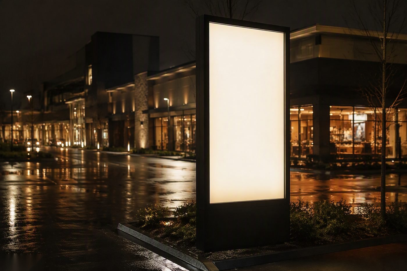 Totem Pubblicitari a Goito — installazione di Insegne Mantova