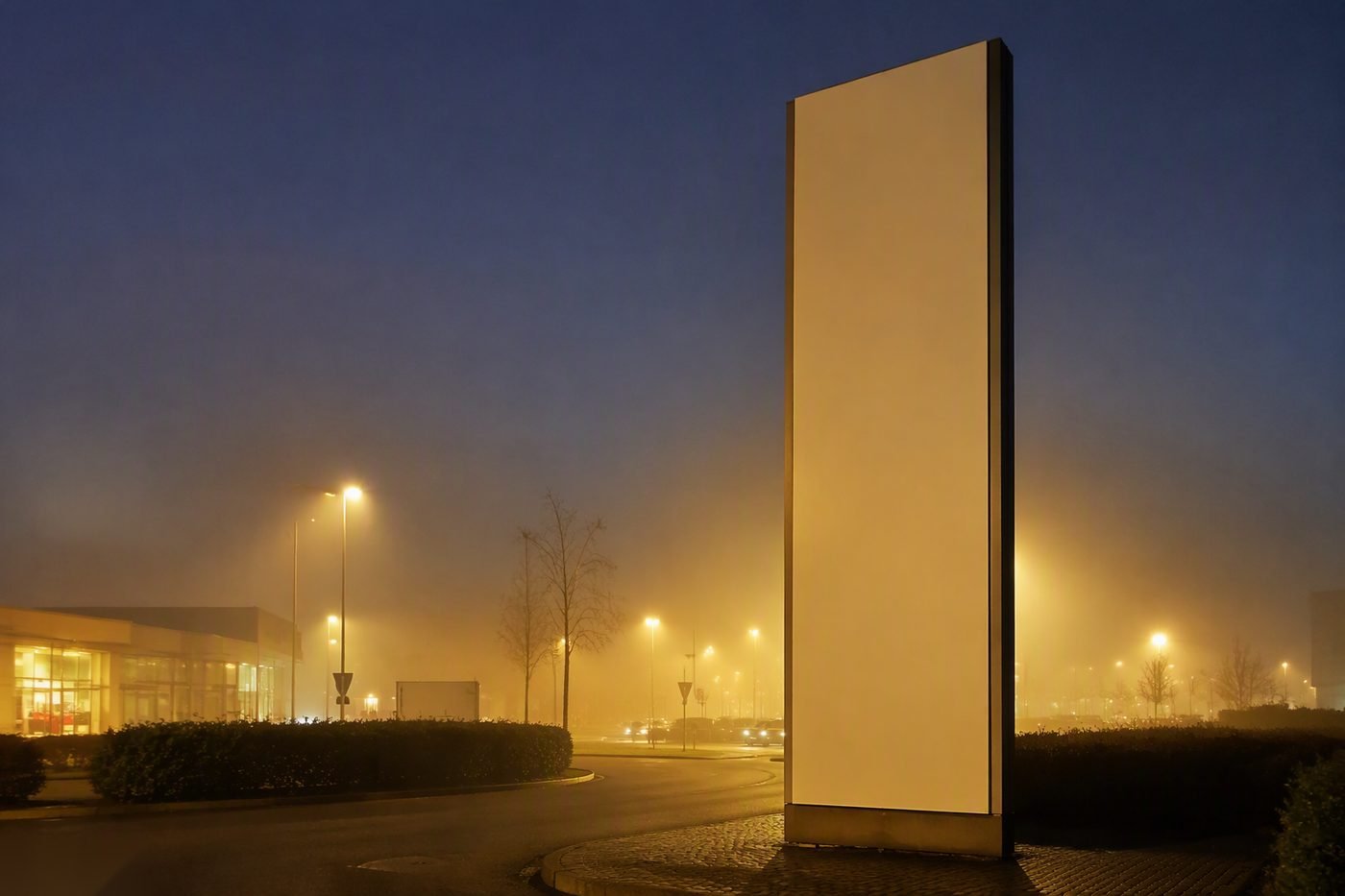 Totem Pubblicitari nel Mantovano — intervento di Insegne Mantova